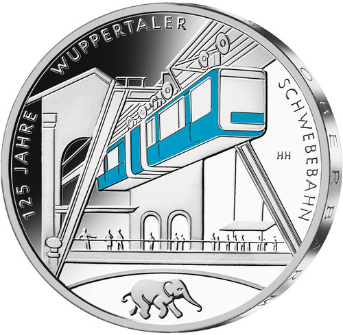 Euro münze 125 jahre - münze,