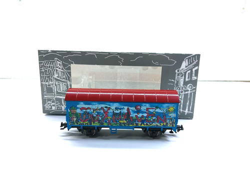 Roco gedeckter güterwagen - h0,