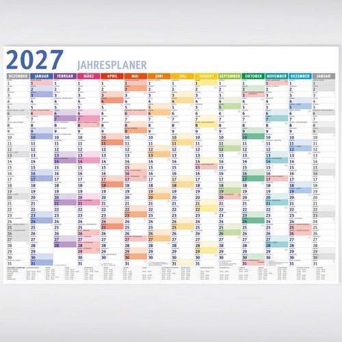 Wandkalender 2027 din a1 - din,