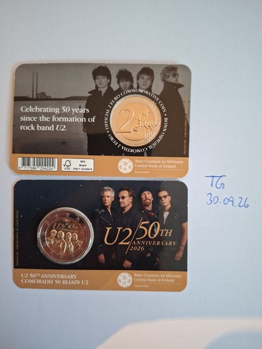 Irland 2026 euro 50 jahre - 2, euro,